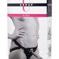Strap U Sutra Fleece Lined Strap-On with Bullet Pocket - Black