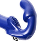 Strap U Revolver II Vibrating Strapless Strap On - Blue