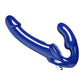 Strap U Revolver II Vibrating Strapless Strap On - Blue