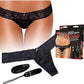 Wireless Remote Control Vibrating Panties Panty Vibe - Small/Medium - Black