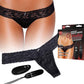 Wireless Remote Control Vibrating Panties Panty Vibe -Medium/Large - Black