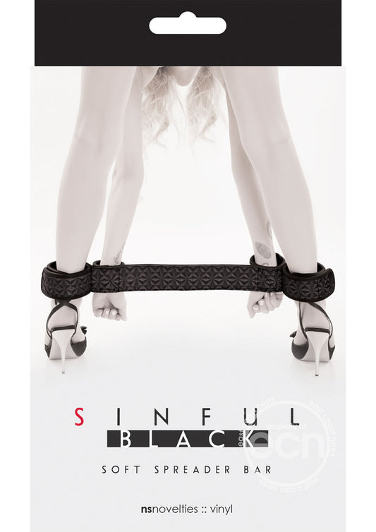 Sinful Soft Spreader Bar - Black