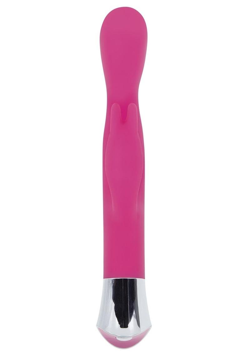 Adam & Eve G-Bunny Slim Silicone Rabbit Vibrator - Pink