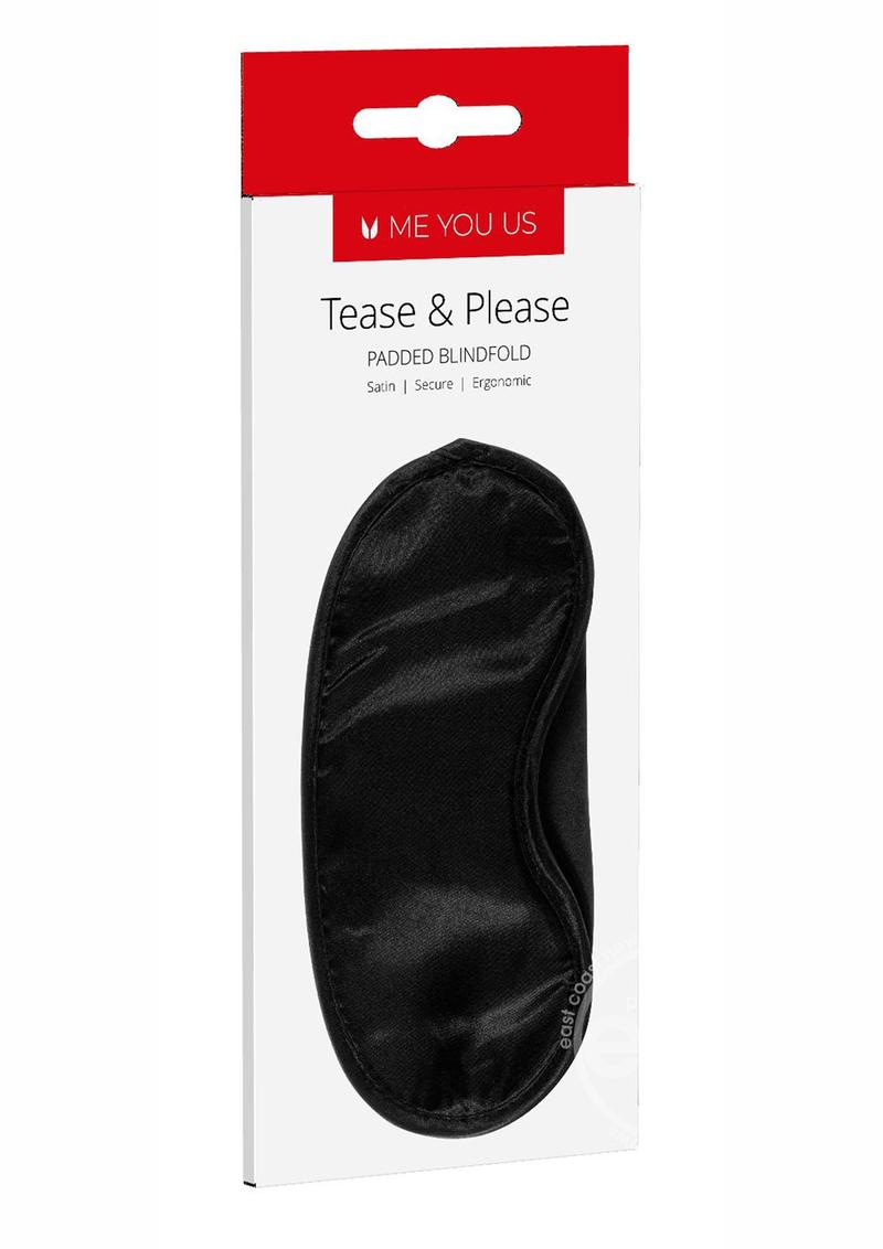 ME YOU US Tease & Please Padded Blindfold - Black