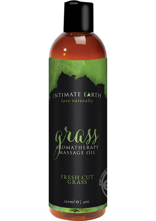 Intimate Earth Grass Aromatherapy Massage Oil Fresh Cut Grass 4oz