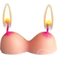 Boobie Party Candles 3 Each Per Pack