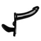 Strap U Plena Double Penetration Adjustable Strap on Harness - Black