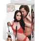 Lux Fetish Collar and Leash Set Adjustable - Black