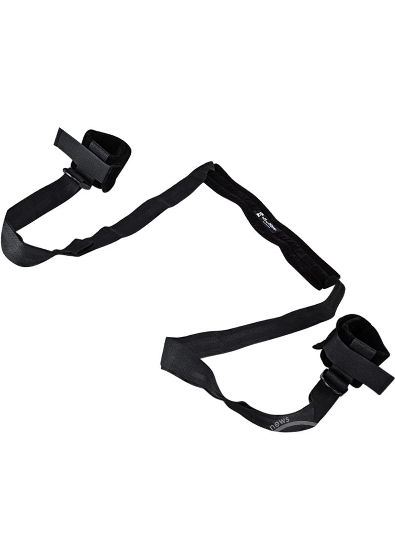 Lux Fetish Position Pal Adjustable Position Straps - Black