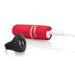 My Secret USB Rechargeable Panty Vibe Set with Silicone Remote Control Ring Waterproof - Red