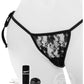 My Secret USB Rechargeable Panty Vibe Set with Silicone Remote Control Ring Waterproof - Black