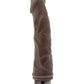 Dr. Skin Cock Vibe 6 Vibrating Dildo 8.75in - Chocolate