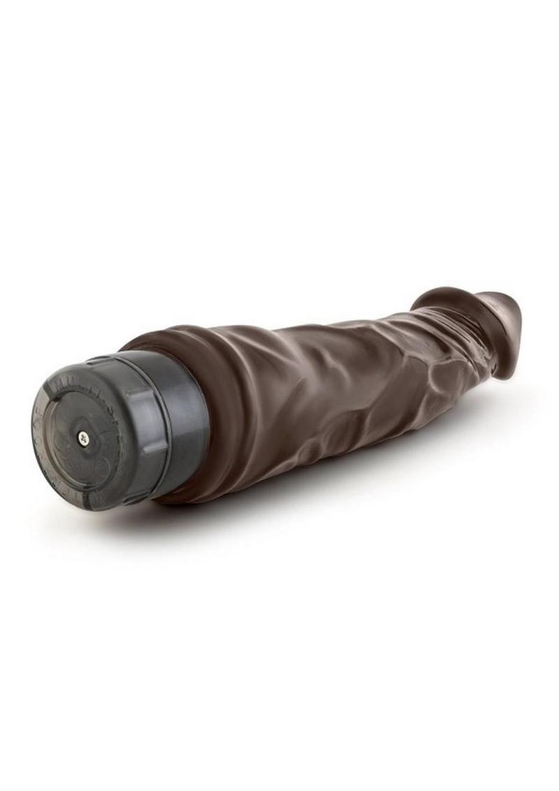 Dr. Skin Cock Vibe 6 Vibrating Dildo 8.75in - Chocolate