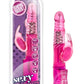Sexy Things Romping Beaded Rabbit Vibrator - Fuchsia