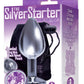 The 9's - The Silver Starter Bejeweled Heart Stainless Steel Plug - Violet