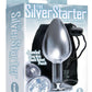 The 9's - The Silver Starter Bejeweled Stainless Steel Plug - Diamond