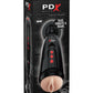 Pipedream Extreme Elite Rechargeable Dirty Talk Starter Masturbator - Pussy - Vanilla/Black