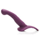 Me2 Vibrating Silicone Strap-On Probe - Purple