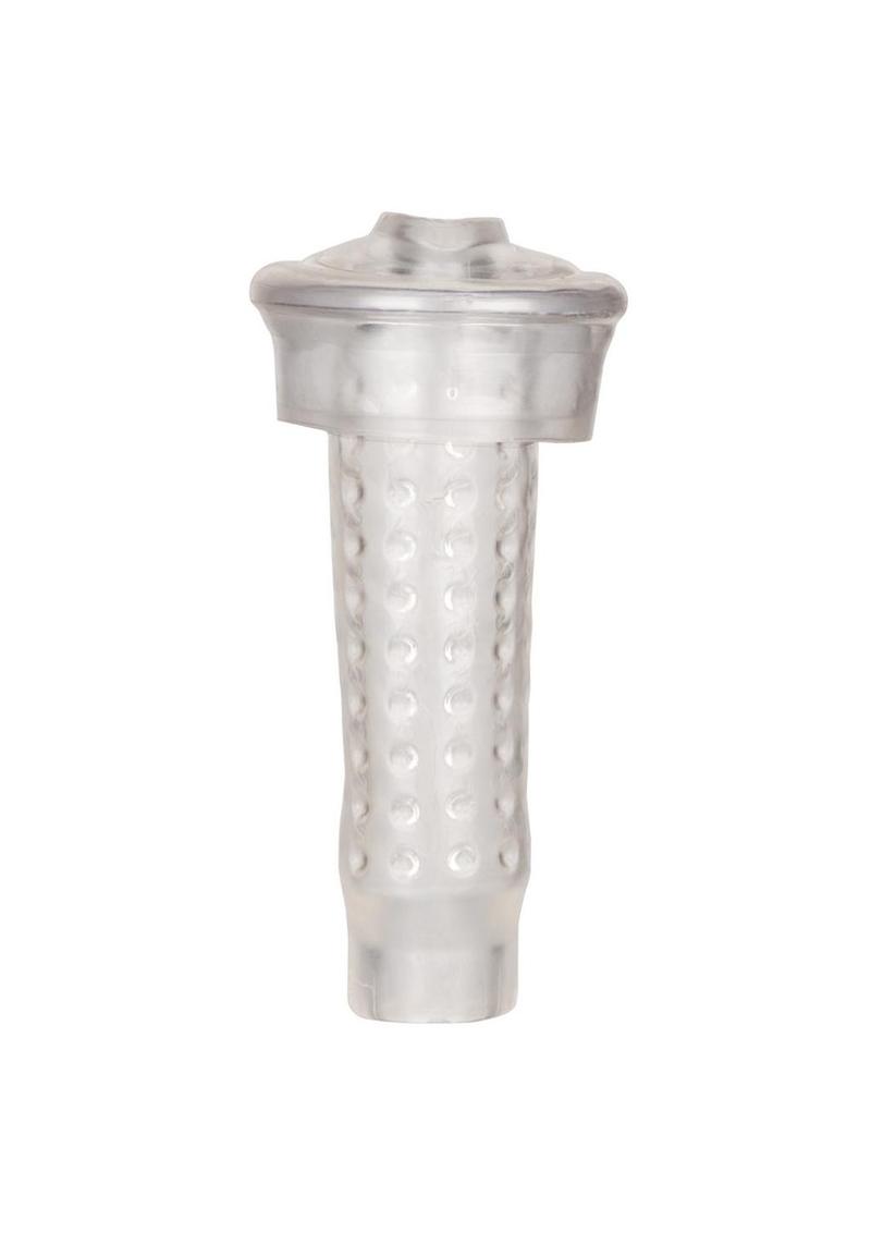 Optimum Series Stroker Pump Sleeve Masturbator - Pussy - Clear