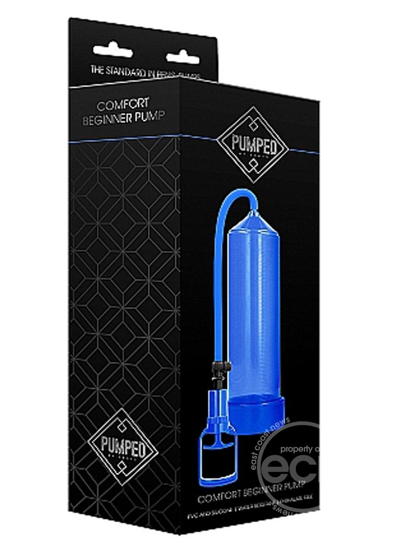 Pumped By Shots Comfort Beginner Penis Pump - Blue