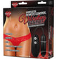 Wireless Remote Control Vibrating Panties Panty Vibe - Small/Medium - Red