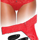 Wireless Remote Control Vibrating Panties Panty Vibe - Small/Medium - Red
