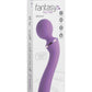 Fantasy For Her Duo Wand Massage Her Silicone Rechargeable Waterproof Purple