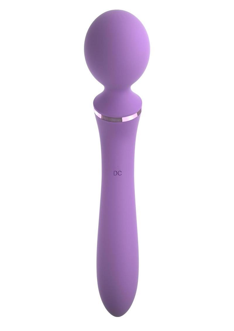 Fantasy For Her Duo Wand Massage Her Silicone Rechargeable Waterproof Purple