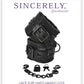 Sincerely Lace Fur Lined Handcuffs - Black