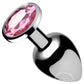 Booty Sparks Pink Gem Small Anal Plug - Pink