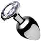 Booty Sparks Clear Gem Small Anal Plug - Clear