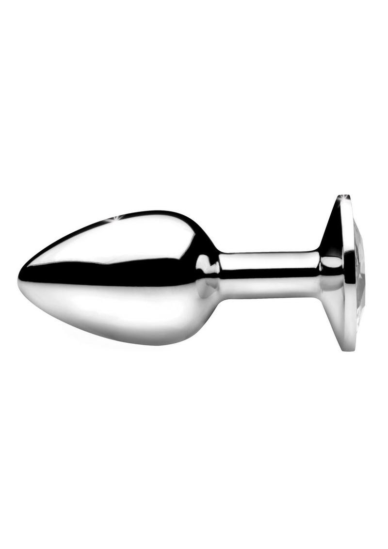 Booty Sparks Clear Gem Small Anal Plug - Clear