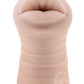 M for Men Angie Vibrating Masturbator with Bullet - Mouth - Vanilla