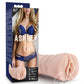 M for Men Ashley Vibrating Masturbator with Bullet - Pussy - Vanilla