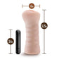 M for Men Ashley Vibrating Masturbator with Bullet - Pussy - Vanilla