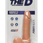 The D Perfect D Firmskyn Dildo with Balls 7in - Vanilla