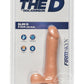 The D Slim D Firmskyn Dildo with Balls 6in - Vanilla