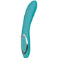 Adam & Eve The G-Gasm Curve Rechargeable Silicone Vibrator - Aqua