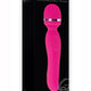 Adam & Eve The Intimate Curves Rechargeable Silicone Wand Massager - Pink