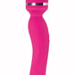 Adam & Eve The Intimate Curves Rechargeable Silicone Wand Massager - Pink