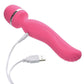 Adam & Eve The Intimate Curves Rechargeable Silicone Wand Massager - Pink