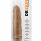 Dr. Skin Cock Vibe 3 Vibrating Dildo 7.25in - Caramel