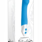 Tempest G Rechargeable Smooth Silicone G-Spot Vibrator - Blue and White