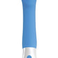 Tempest G Rechargeable Smooth Silicone G-Spot Vibrator - Blue and White