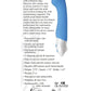 Tempest G Rechargeable Smooth Silicone G-Spot Vibrator - Blue and White