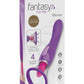 Fantasy For Her Her Ultimate Pleasure Silicone Vibrating Multi Speed USB Rechargeable Clit Stimulator Waterproof Purple