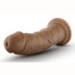 Au Naturel Dildo with Suction Cup 8in - Caramel