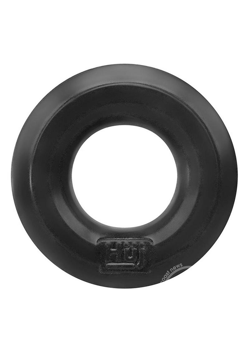 Hunkyjunk HUJ Silicone Cock Ring - Black