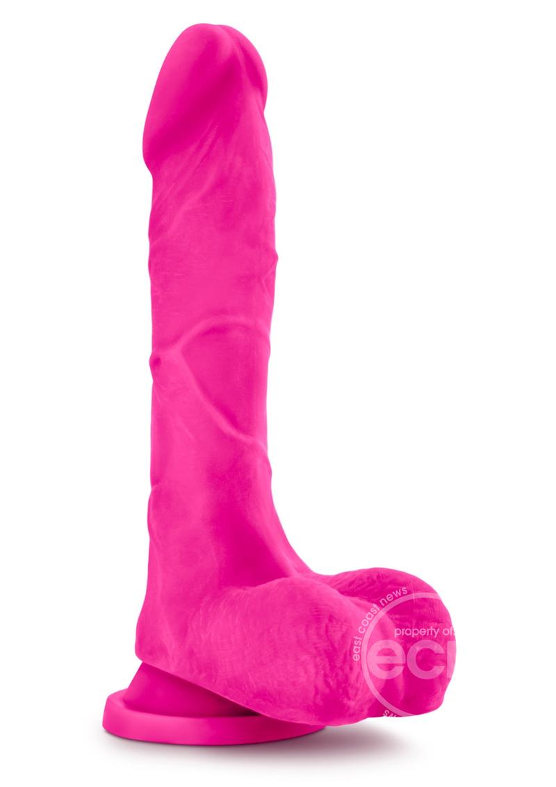 Au Naturel Bold Thrill Dildo with Suction Cup 8.5in - Pink