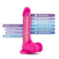 Au Naturel Bold Thrill Dildo with Suction Cup 8.5in - Pink